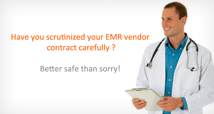Importance of EHR contract for medial practices and curcial aspects of it