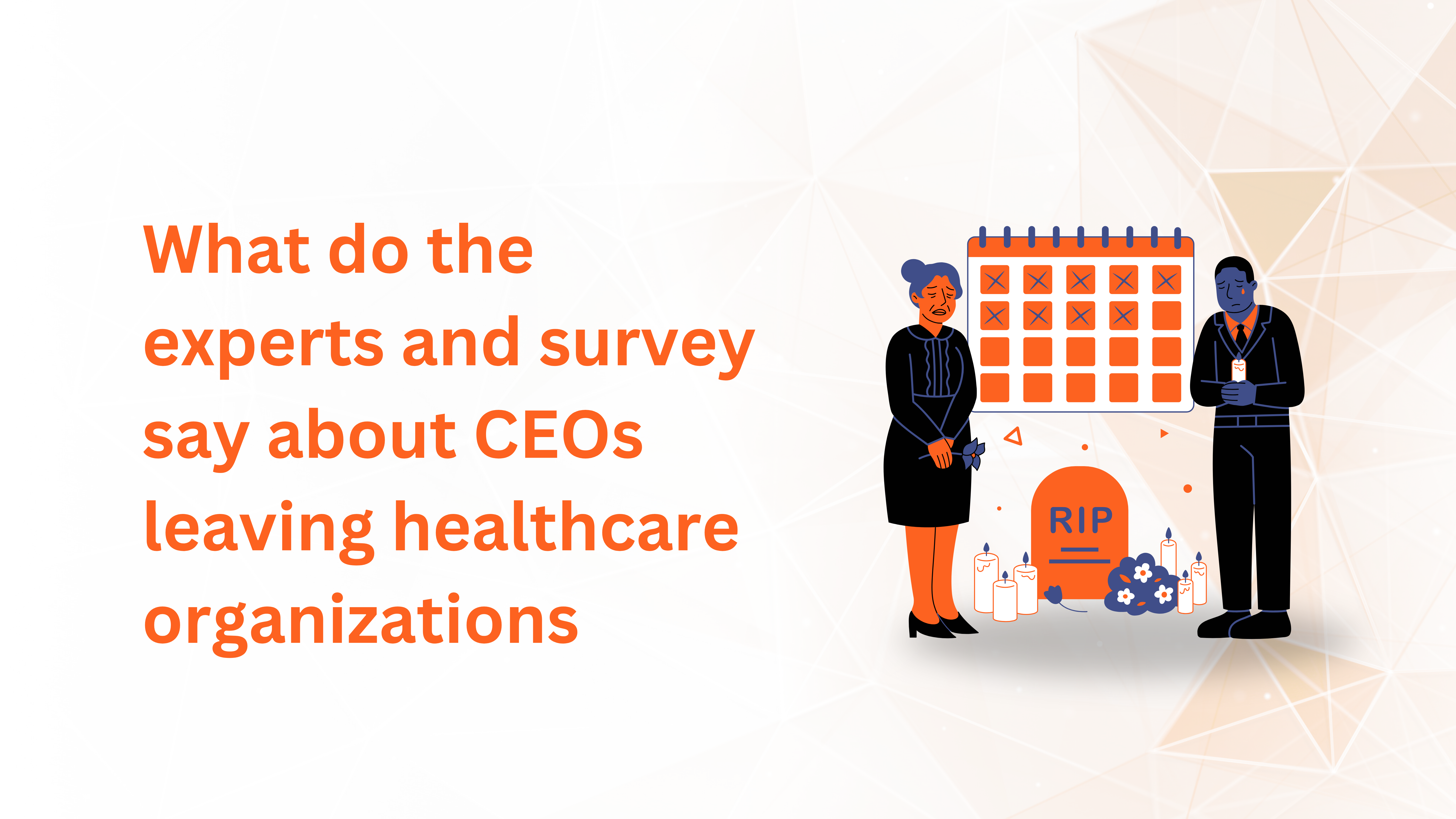 CEO leaving healthcare organisations
