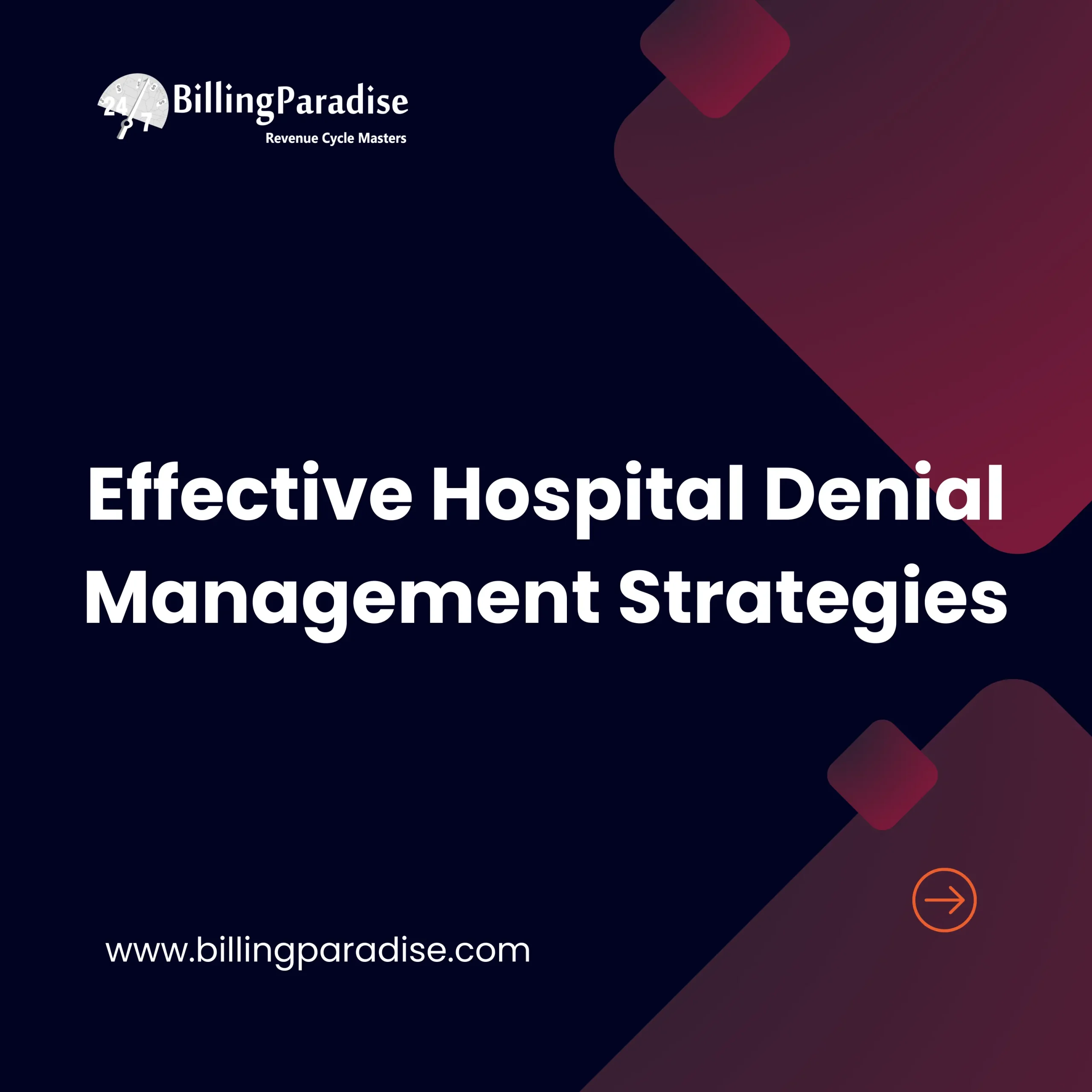 Hospital denial management strategies
