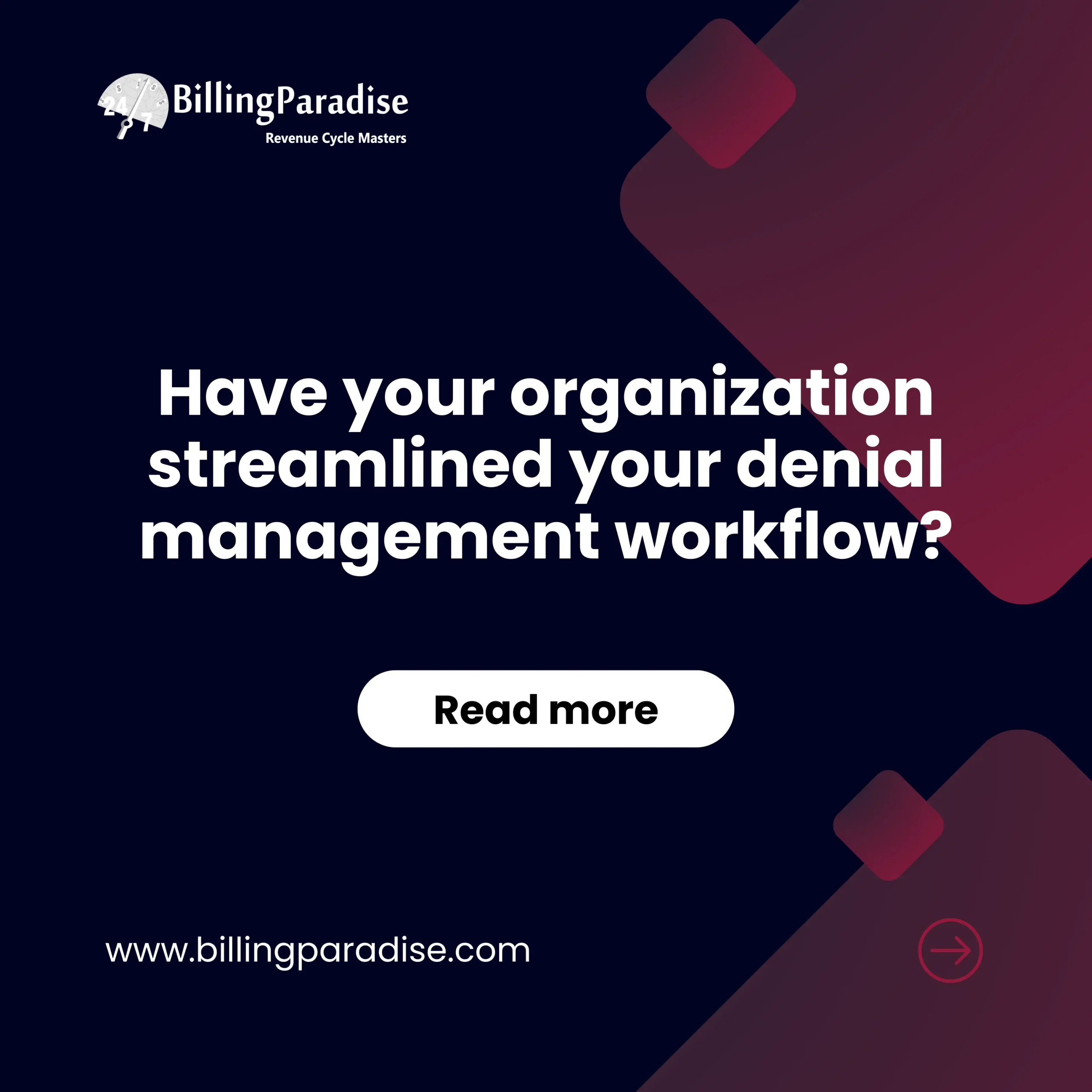 Streamline your denial management