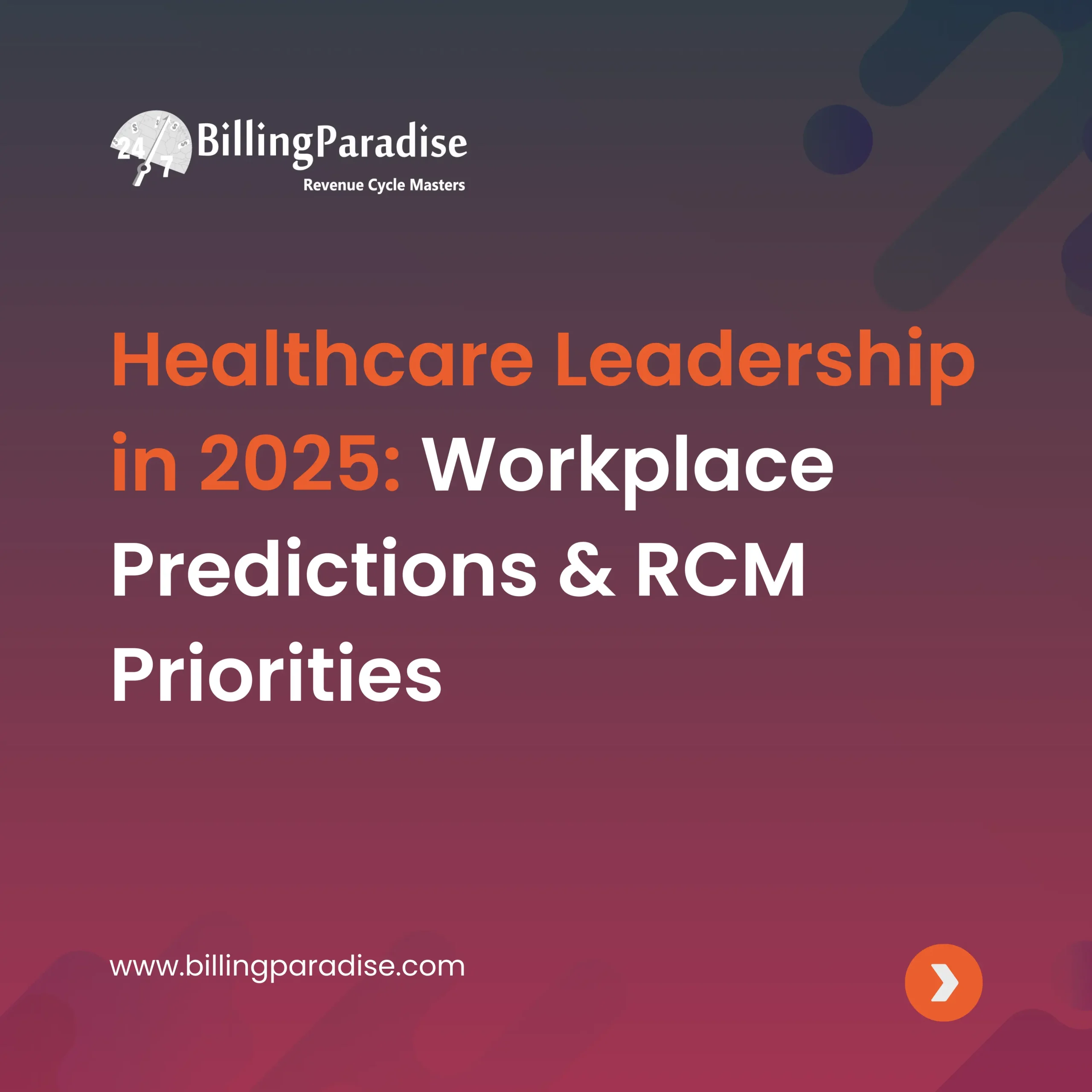 RCM priorities