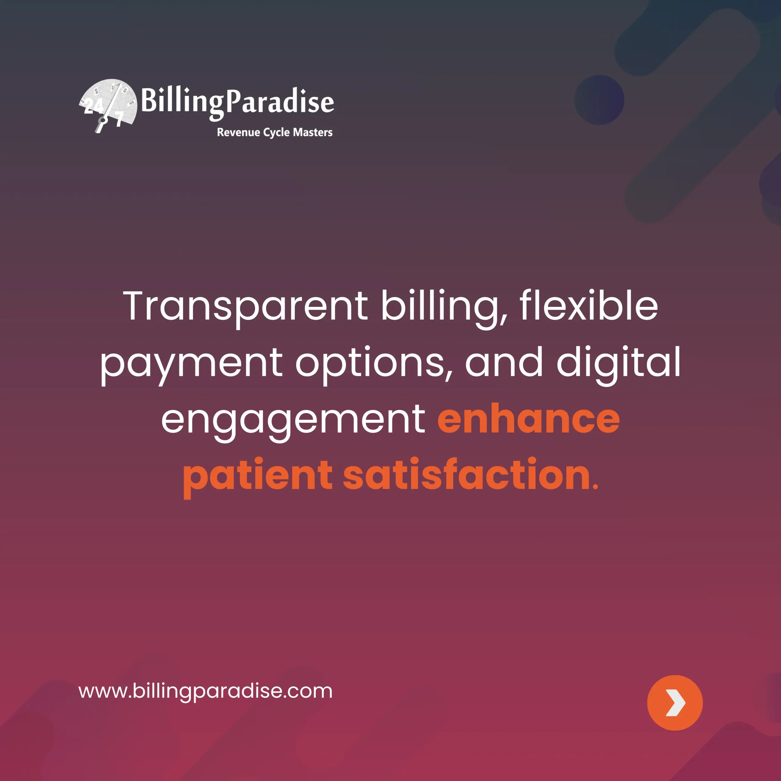 Healthcare patient satisfaction