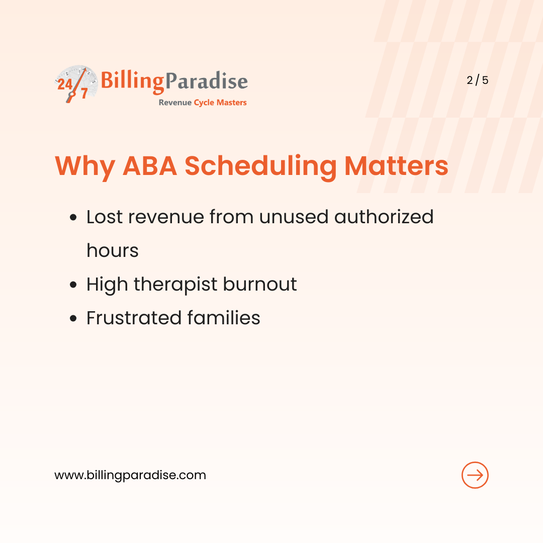 importance of ABA Scheduling