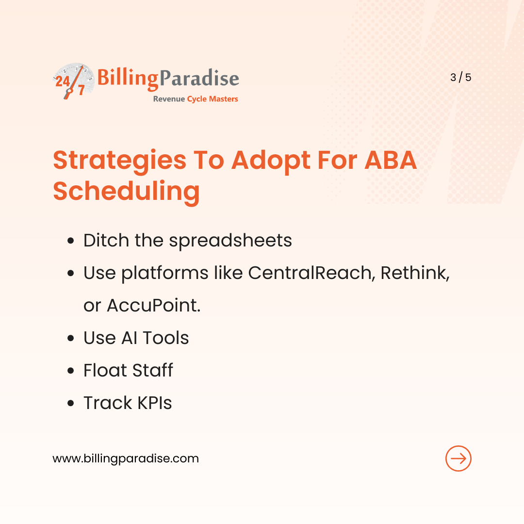 strategies for ABA Scheduling