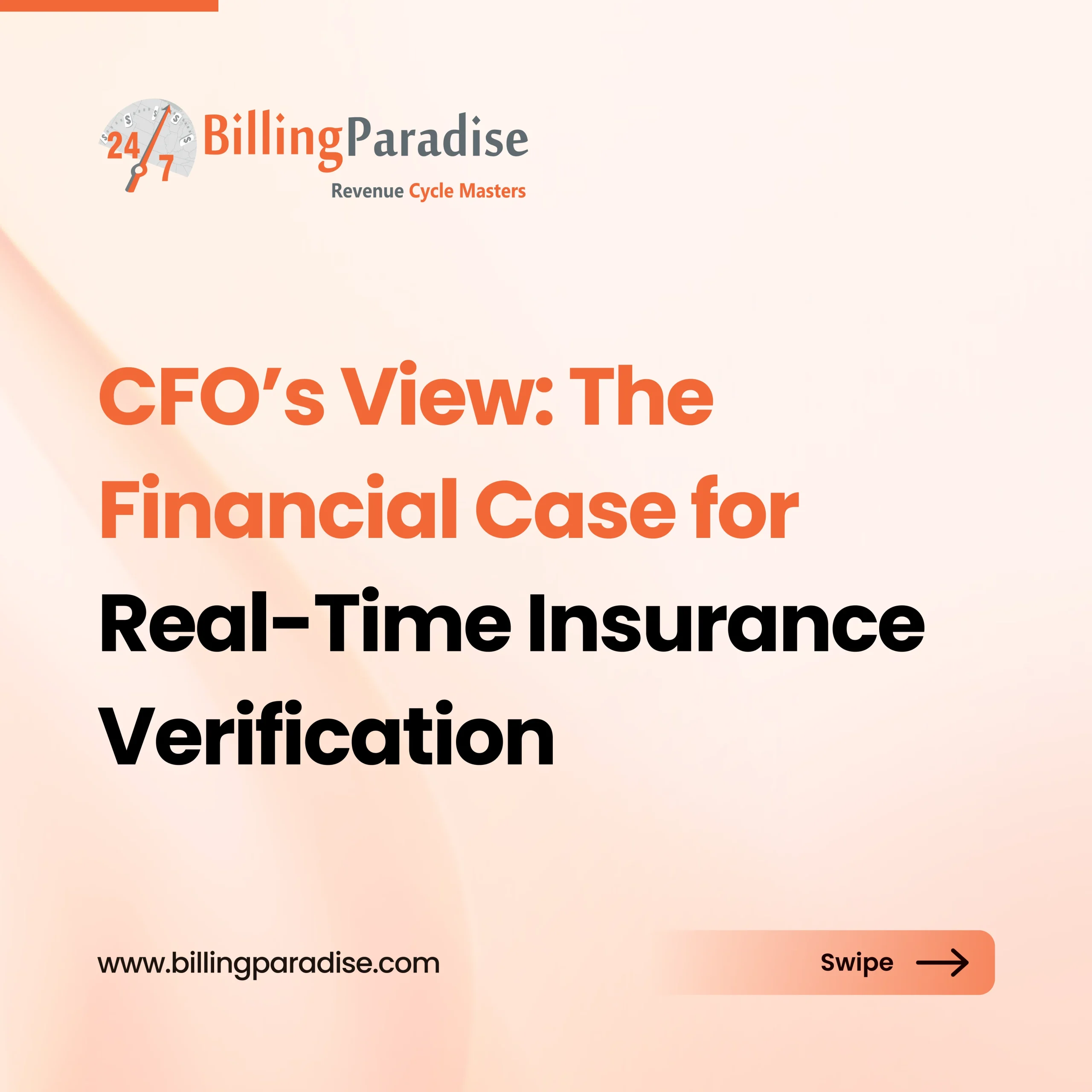 CFO's view on insurance verification