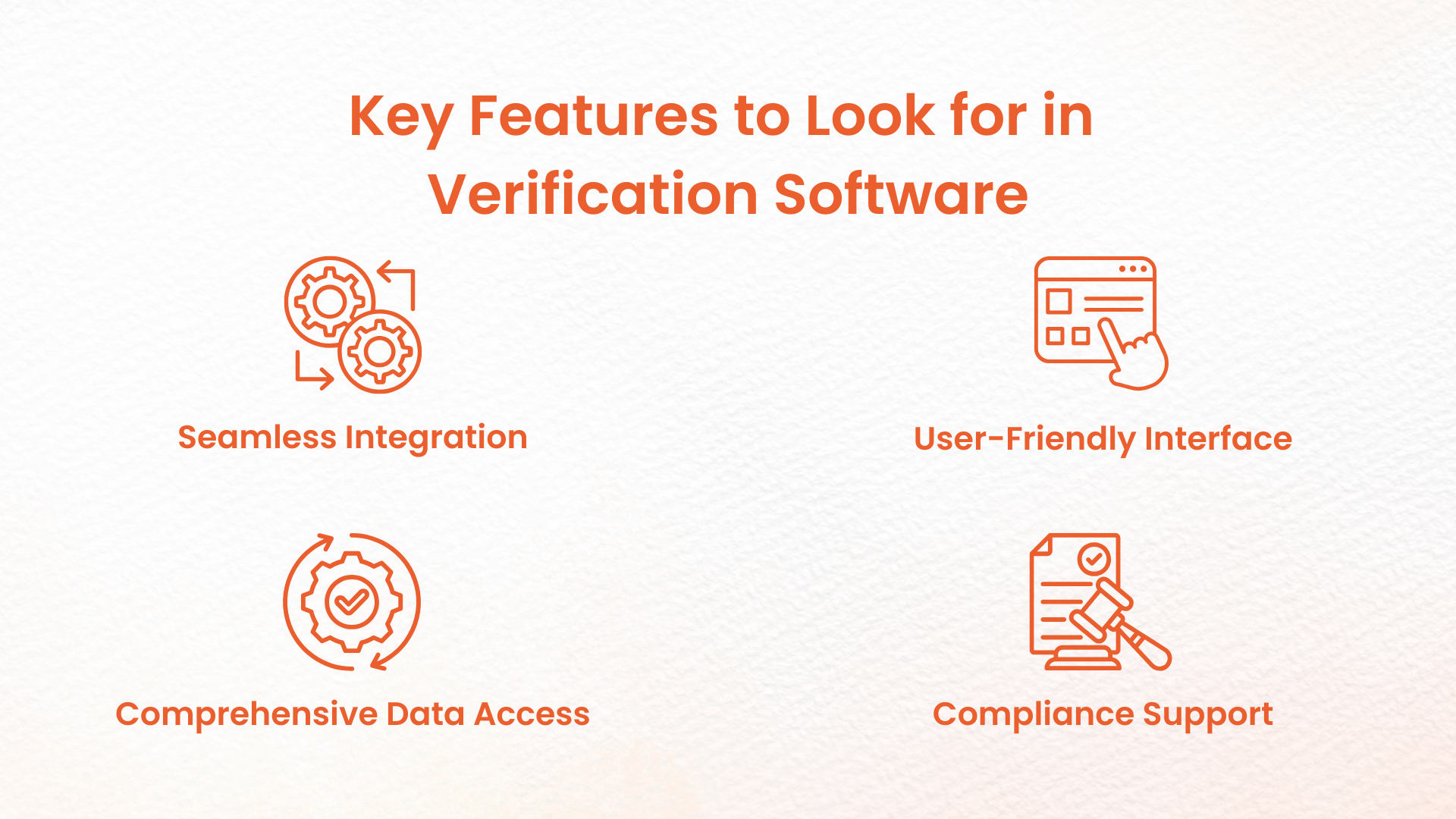features of insurance verification software