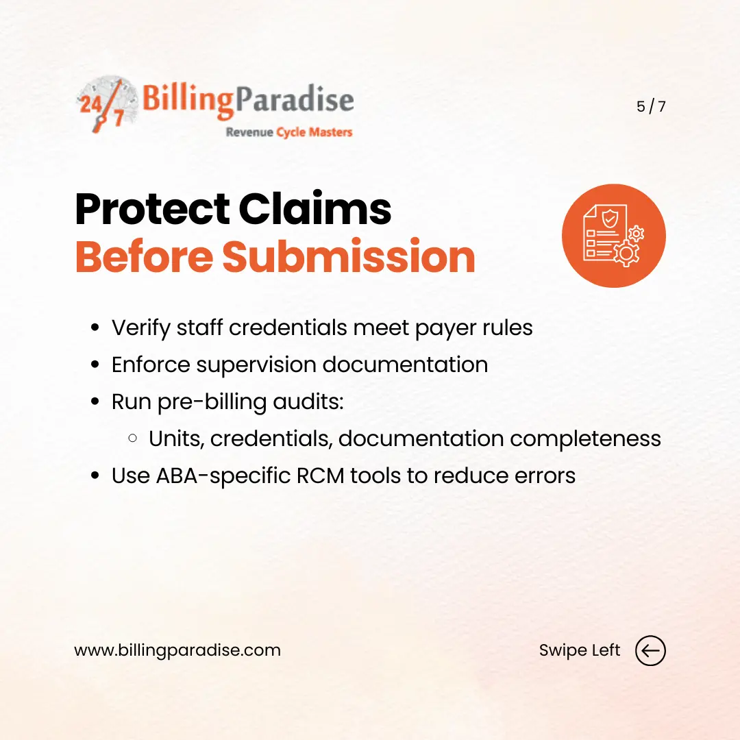 prebilling compliance checks