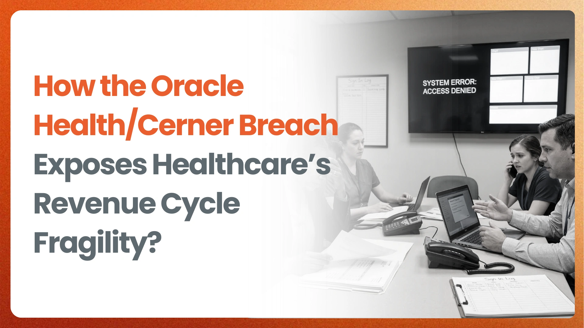 How the Oracle Health/Cerner Breach Exposes Healthcare’s Revenue Cycle Fragility?
