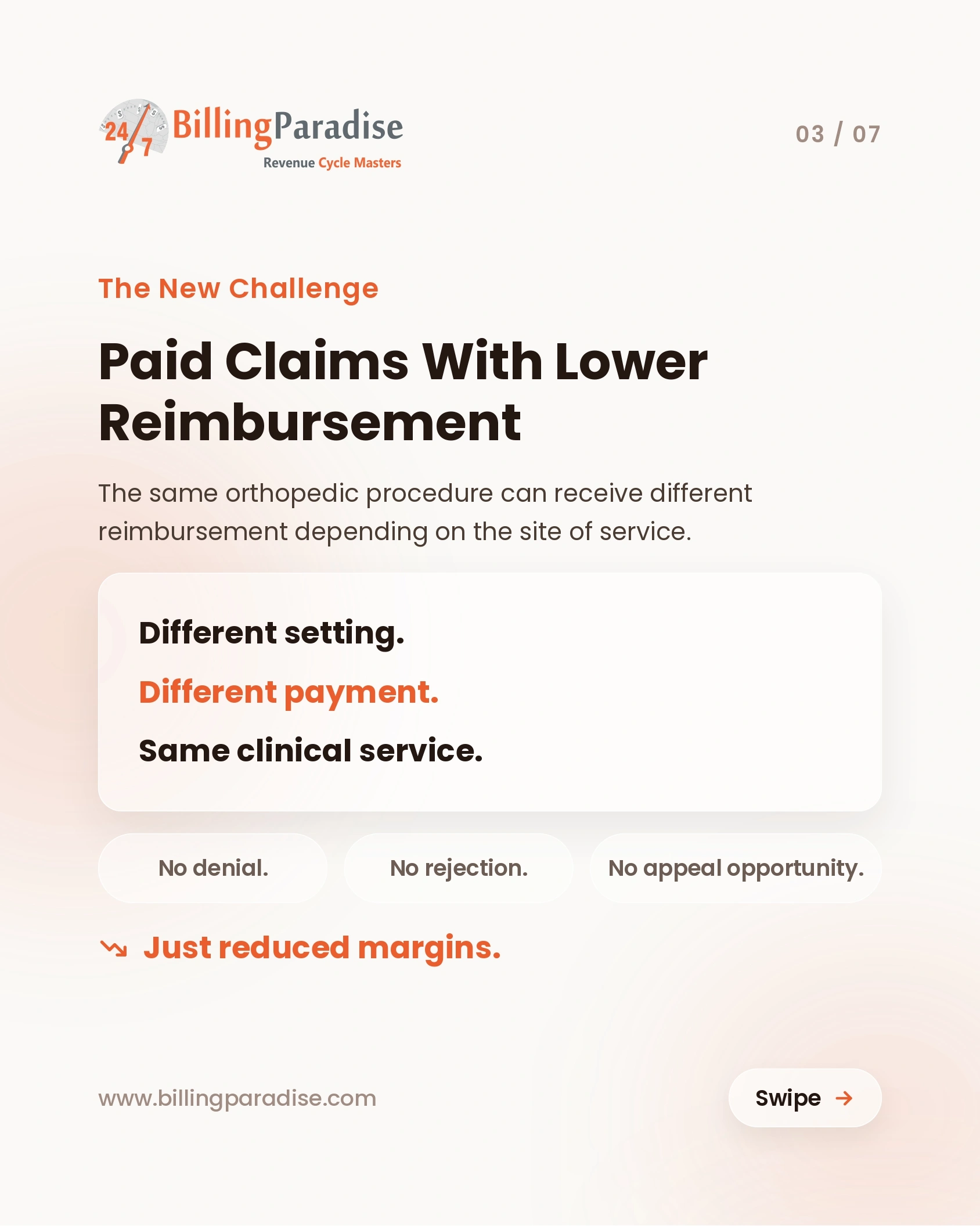 Paid Claim Underpayment