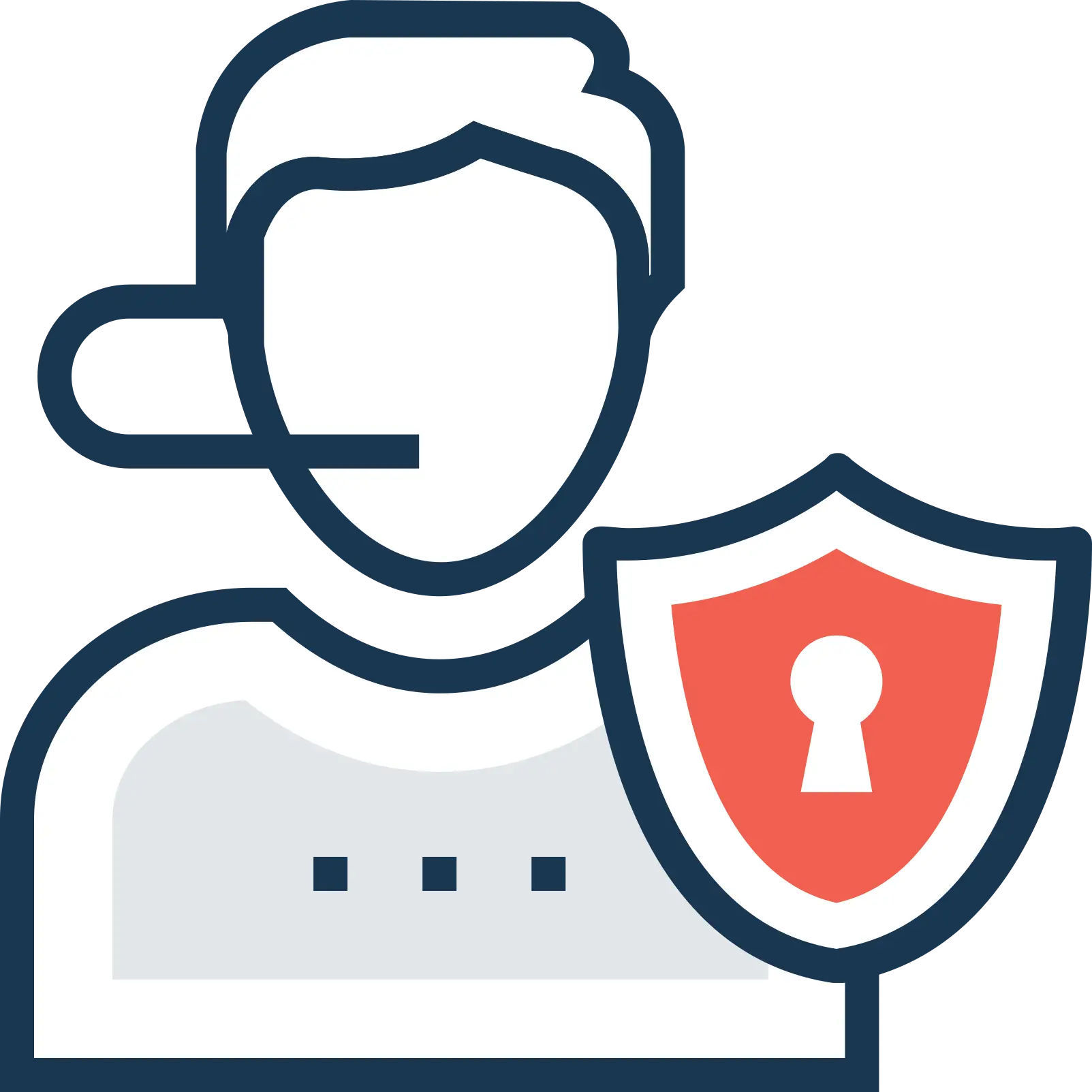 AR caller with security