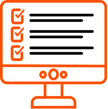 Illustration of a monitor displaying real-time revenue analytics with Billing Paradise
