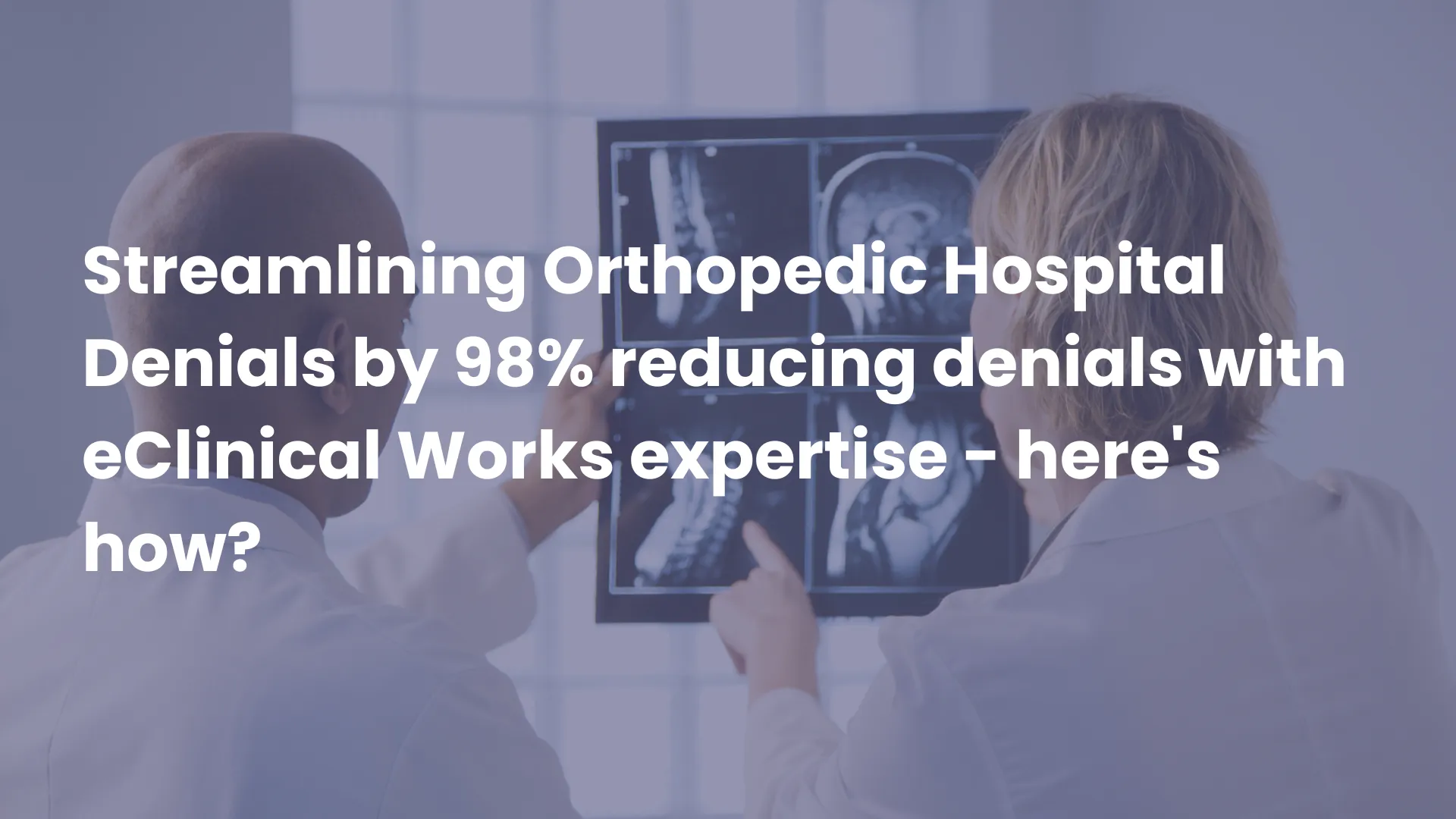 orthopedic hospital case study