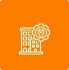 Trauma facility building icon
